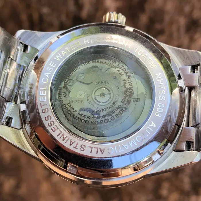 Orient Classico Automático Esqueleto NH7SS003 Grafite