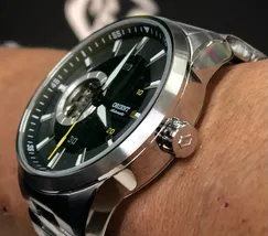 Orient Classico Automático Esqueleto NH7SS003 Grafite - imagem 4