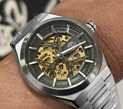 Orient Classico Automático Esqueleto NH7SS005 Verde - imagem 1