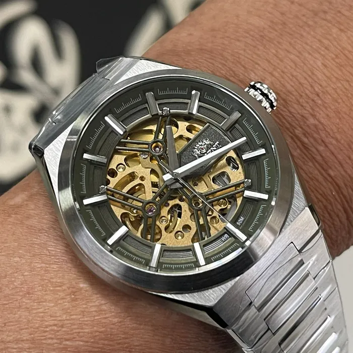 Orient Classico Automático Esqueleto NH7SS005 Verde