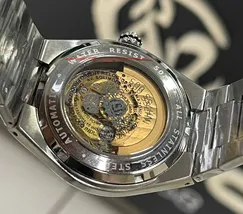 Orient Classico Automático Esqueleto NH7SS005 Verde - imagem 7