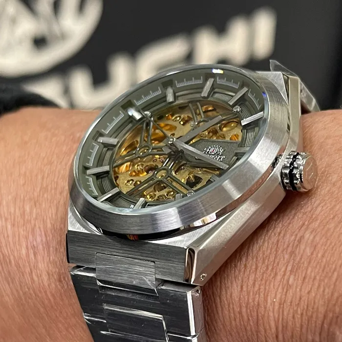 Orient Classico Automático Esqueleto NH7SS005 Verde