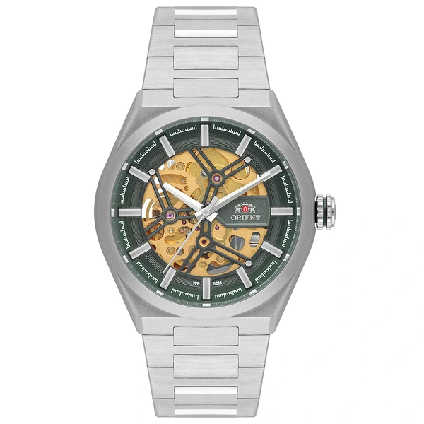 Orient Classico Automático Esqueleto NH7SS005 Verde