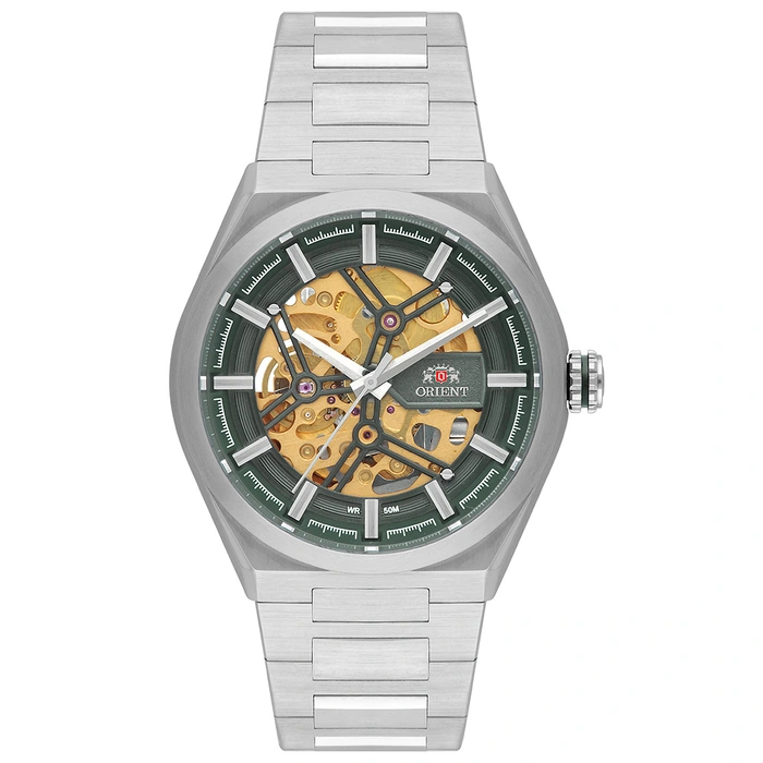 Orient Classico Automático Esqueleto NH7SS005 Verde
