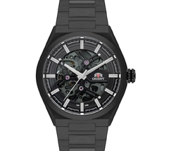 Orient Classico Automático Esqueleto IP Black NH7YY001 Preto - imagem 2