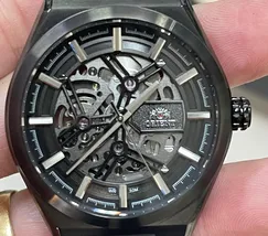 Orient Classico Automático Esqueleto IP Black NH7YY001 Preto - imagem 6