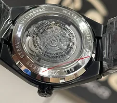 Orient Classico Automático Esqueleto IP Black NH7YY001 Preto - imagem 7