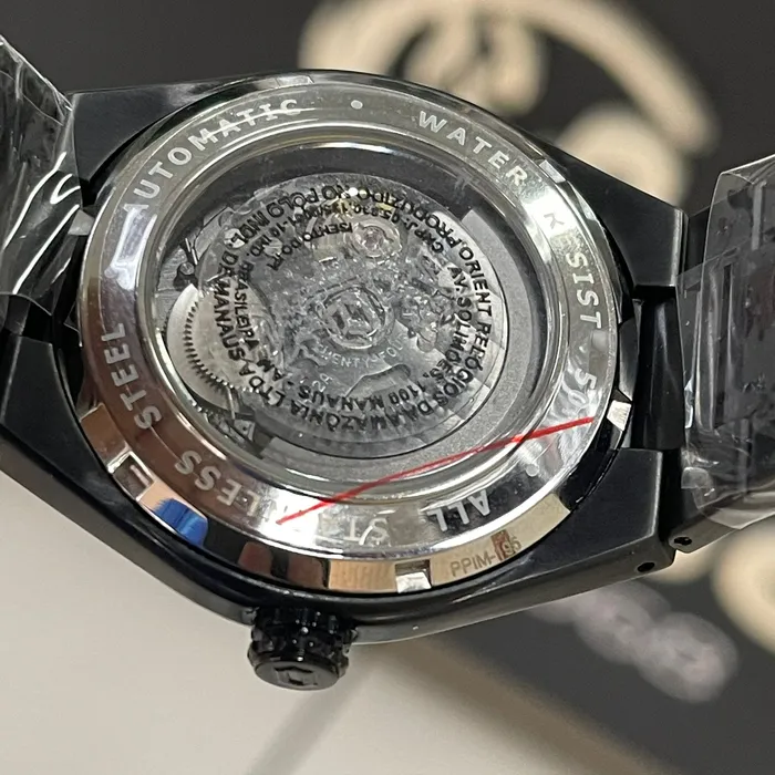 Orient Classico Automático Esqueleto IP Black NH7YY001 Preto