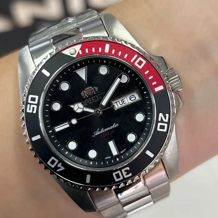 Orient 3 EStrelas Automático Sports (submariner) 469SS068NH Coke