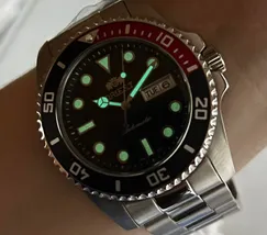 Orient 3 EStrelas Automático Sports (submariner) 469SS068NH Coke - imagem 6