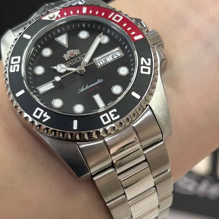 Orient 3 EStrelas Automático Sports (submariner) 469SS068NH Coke