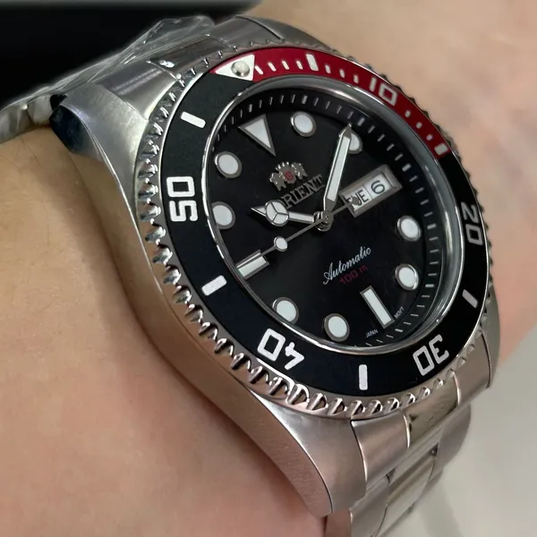 Orient 3 EStrelas Automático Sports (submariner) 469SS068NH Coke