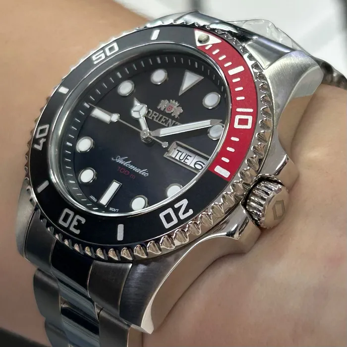 Orient 3 EStrelas Automático Sports (submariner) 469SS068NH Coke