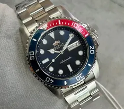 Orient 3 EStrelas Automático Sports (submariner) F49SS026NH Pepsi - imagem 6
