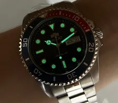 Relógio Orient Submariner Pepsi F49SS026NH Automático NH36 | Taniguchi Relógios - imagem 7