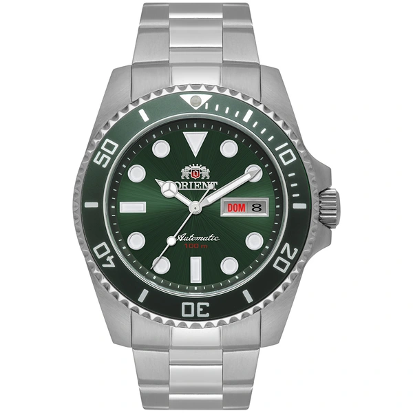 Orient 3 EStrelas Automático Sports (submariner) F49SS027NH Verde