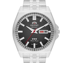 Orient 3 EStrelas Automático Classico F49ss010 preto - imagem 2