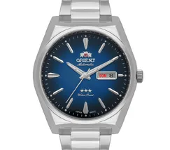 Orient 3 EStrelas Automático Classico F49SS013NH Azul - imagem 2