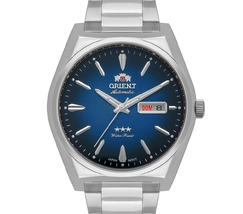 Orient 3 EStrelas Automático Classico F49SS013NH Azul - imagem 2