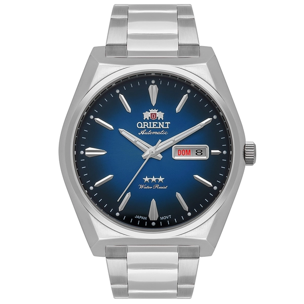 Orient 3 EStrelas Automático Classico F49SS013NH Azul