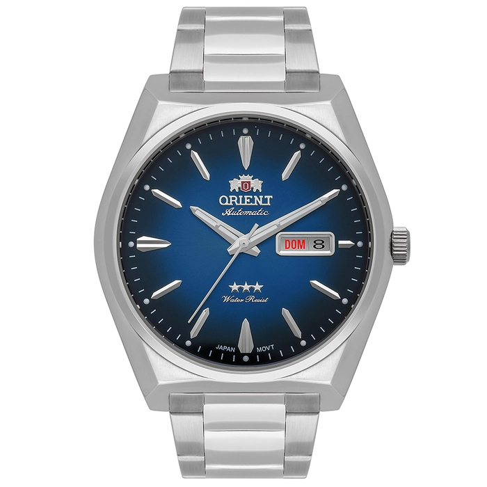 Orient 3 EStrelas Automático Classico F49SS013NH Azul