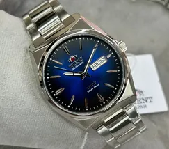 Orient 3 EStrelas Automático Classico F49SS013NH Azul - imagem 6