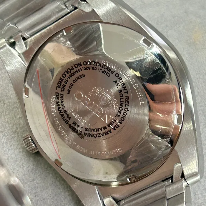 Orient 3 EStrelas Automático Classico F49SS013NH Azul