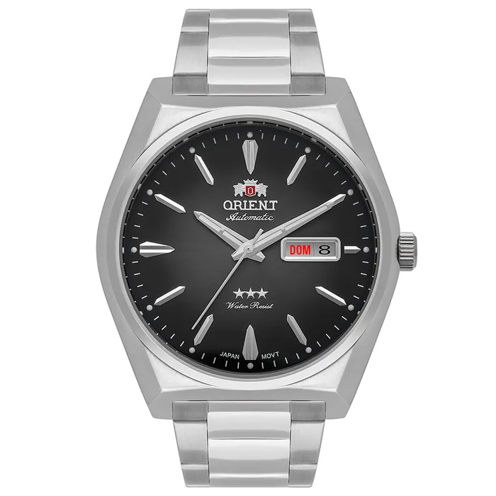 Orient 3 EStrelas Automático Classico F49SS013NH Preto