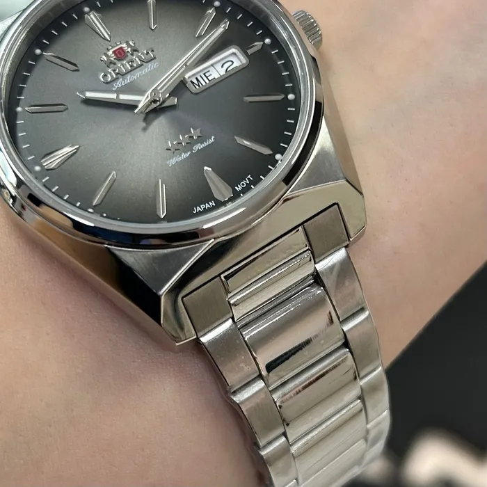 Orient 3 EStrelas Automático Classico F49SS013NH Preto