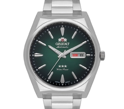 Orient 3 EStrelas Automático Classico F49ss013 verde - imagem 2