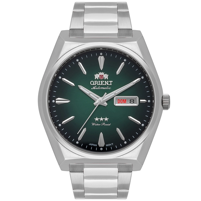 Orient 3 EStrelas Automático Classico F49ss013 verde