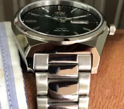 Orient 3 EStrelas Automático Classico F49ss013 verde - imagem 3