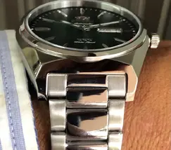 Orient 3 EStrelas Automático Classico F49ss013 verde - imagem 3