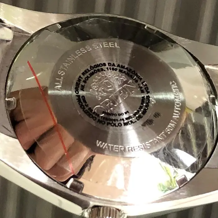 Orient 3 EStrelas Automático Classico F49ss013 verde