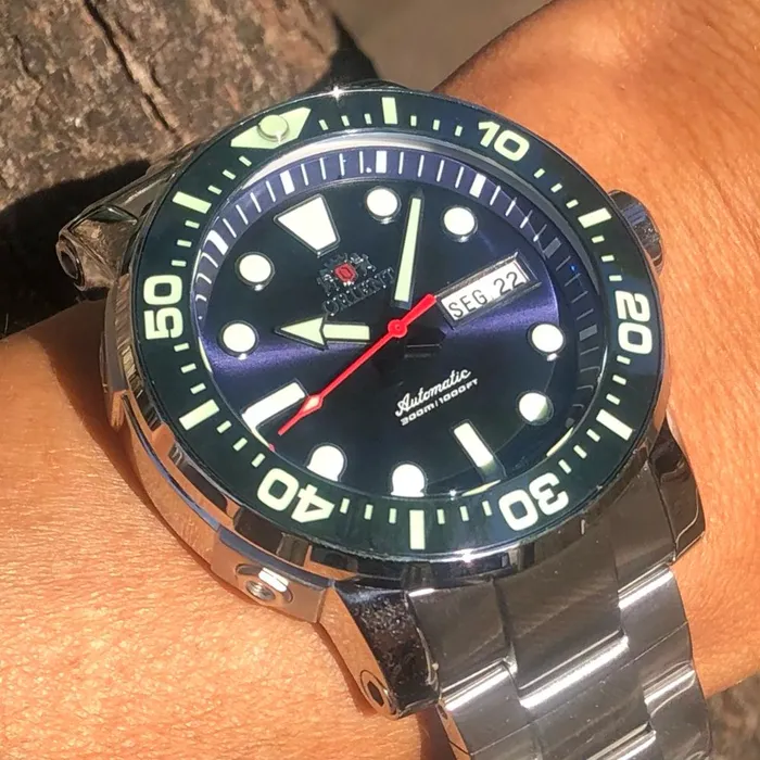 Orient Posseidon Automático Diver 300m F49ss014 Azul