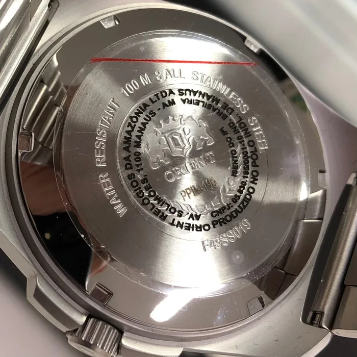 Orient 3 EStrelas Automático Classico Pilot F49ss019 preto