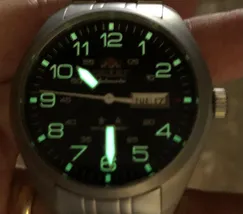 Orient 3 EStrelas Automático Classico Militar F49ss020 preto - imagem 6