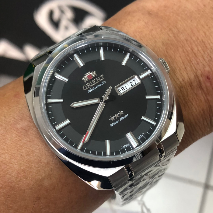 Orient 3 EStrelas Automático Classico F49ss021 preto