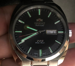 Orient 3 EStrelas Automático Classico F49ss021 preto - imagem 6