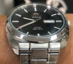 Orient 3 EStrelas Automático Classico F49ss021 preto - imagem 4