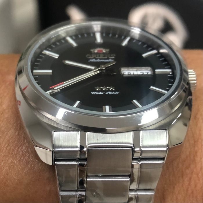 Orient 3 EStrelas Automático Classico F49ss021 preto