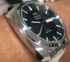 Orient 3 EStrelas Automático Classico F49ss021 preto - imagem 5