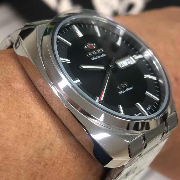 Orient 3 EStrelas Automático Classico F49ss021 preto