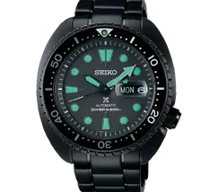 Seiko Prospex Automático King Turtle SRPK43B1 IPBlack Night Vision - imagem 9