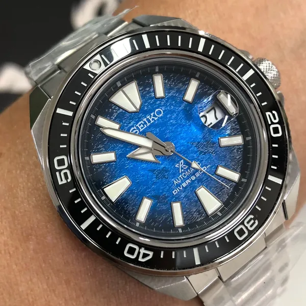 Seiko Prospex Automático King Samurai save the ocean SRPE33K1 Manta Ray