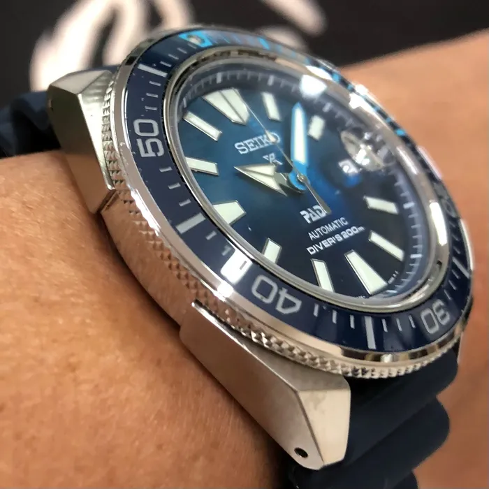 Seiko Prospex PADI King Samurai SRPJ93 Safira Cerâmica | Taniguchi Relógios