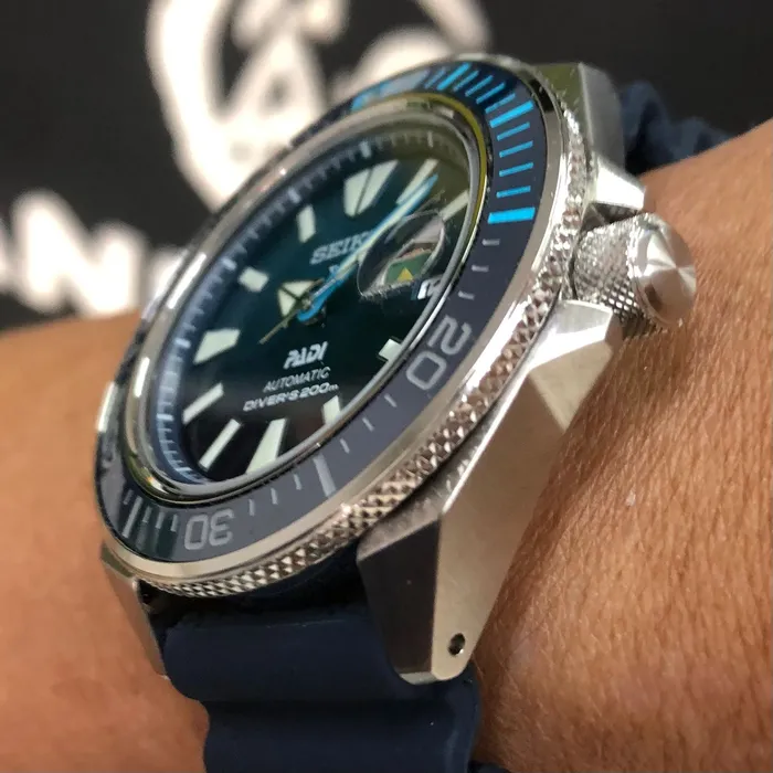 Seiko Prospex PADI King Samurai SRPJ93 Safira Cerâmica | Taniguchi Relógios