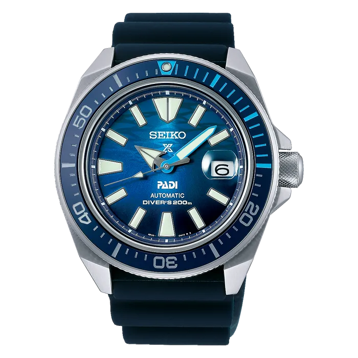 Seiko Prospex PADI King Samurai SRPJ93 Safira Cerâmica | Taniguchi Relógios