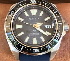 Seiko Prospex Automático King Samurai Save the Ocean SRPF79 Dark Manta Ray - imagem 5