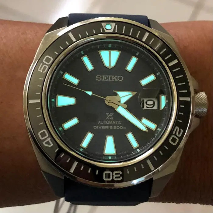 Seiko Prospex Automático King Samurai Save the Ocean SRPF79 Dark Manta Ray
